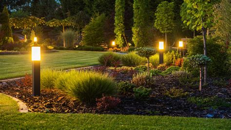 led lights for landscaping.